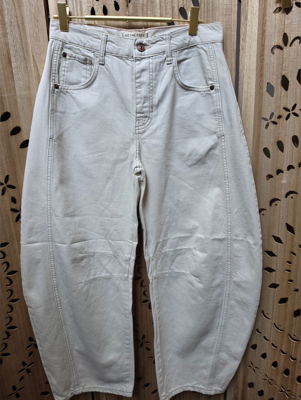 NWOT We the Free Good Luck Mid rise barrel jeans - Picture 6 of 16